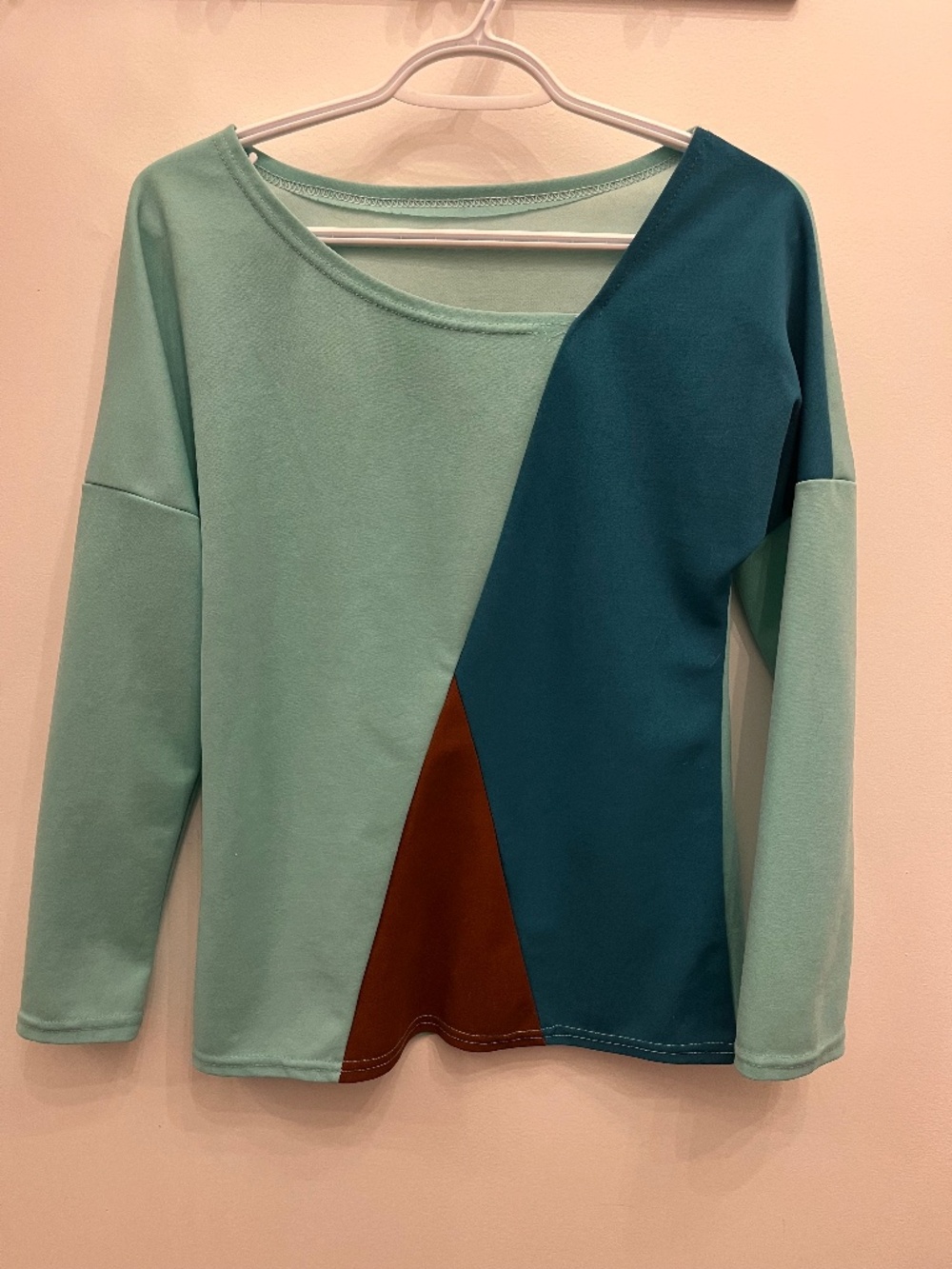 Unique Colour Block Women’s Top